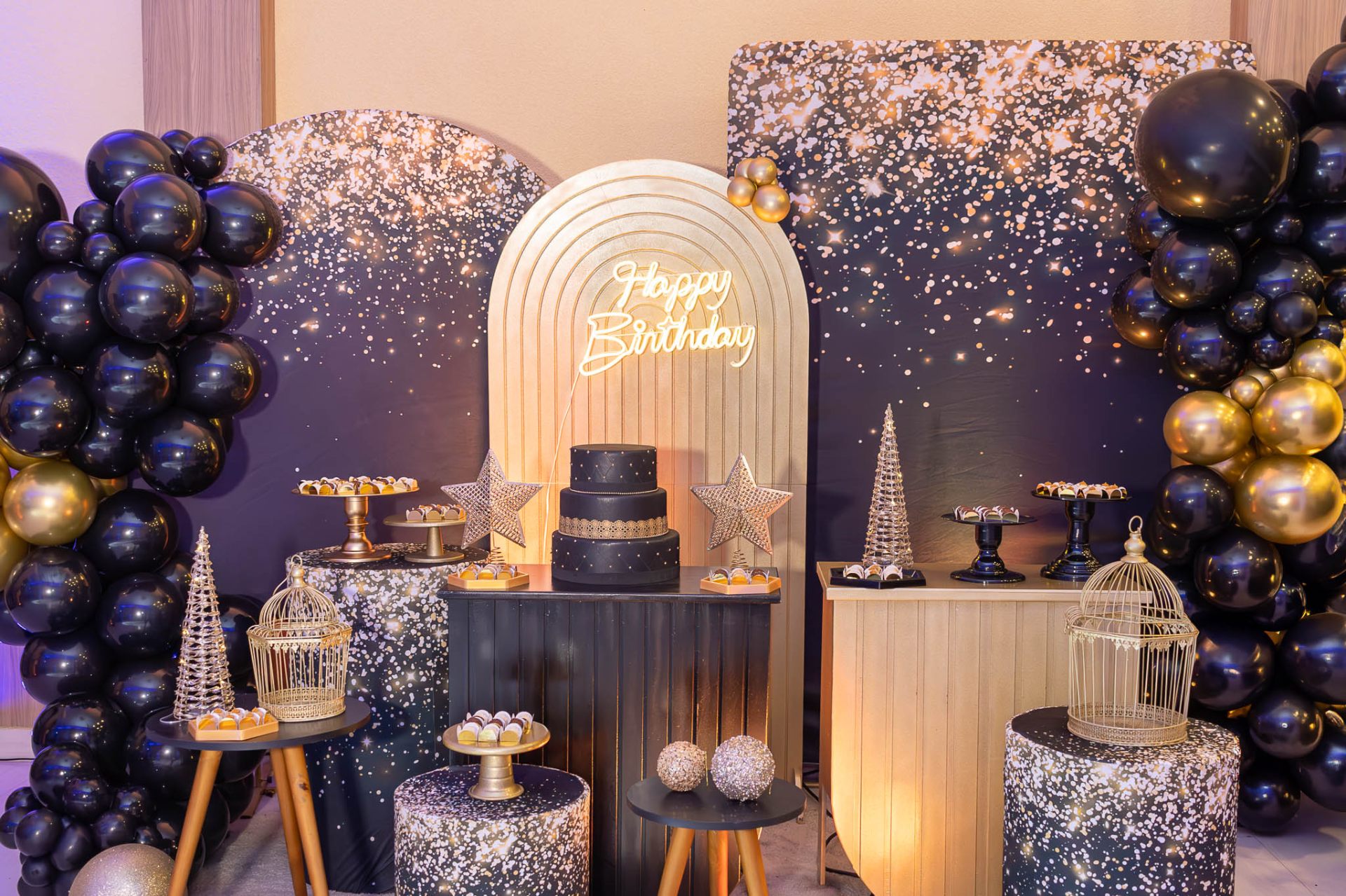Decoração temática personalizada para festa no Spazio Di Festa Santana SP